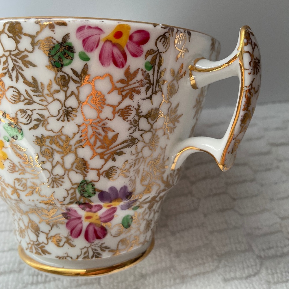 Phoenix Bone China - T. F. & S. Ltd - Teacup and Saucer Made in England - Picture 6 of 16